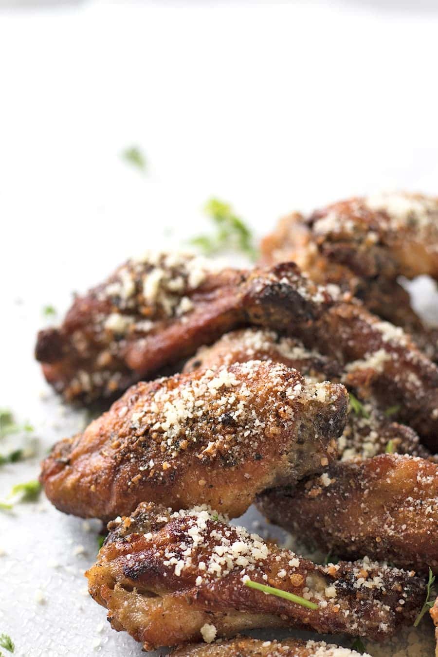 Parmesan chicken wings