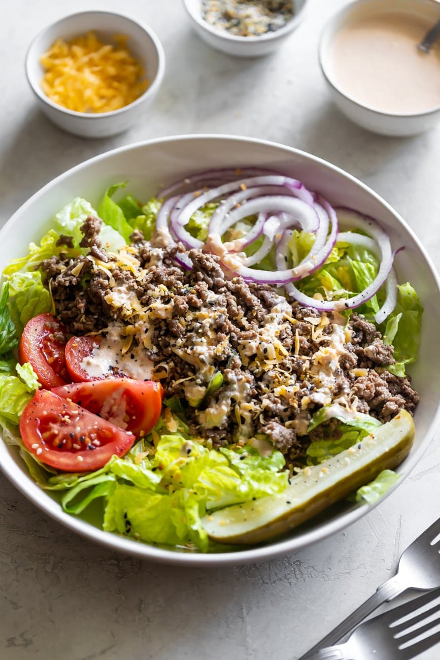 keto big mac salad